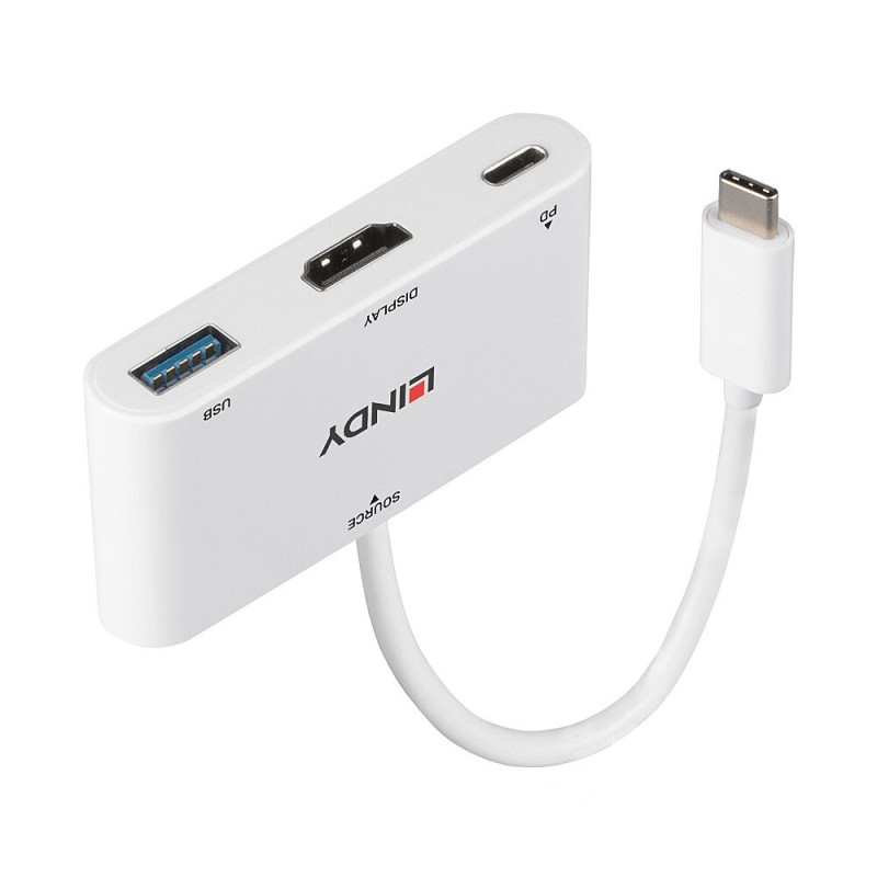LINDY Dock Convertisseur USB-C PD 100W avec HDMI/USB-A * 43340
