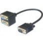 ADAPTATEUR VGA (M) vers 2x VGA (F) * doubleur de VGA * 137036