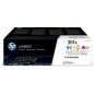TONER 201X -Tri-PackToner 1xCyan +1xJaune +1xMagenta - (Lay 8)