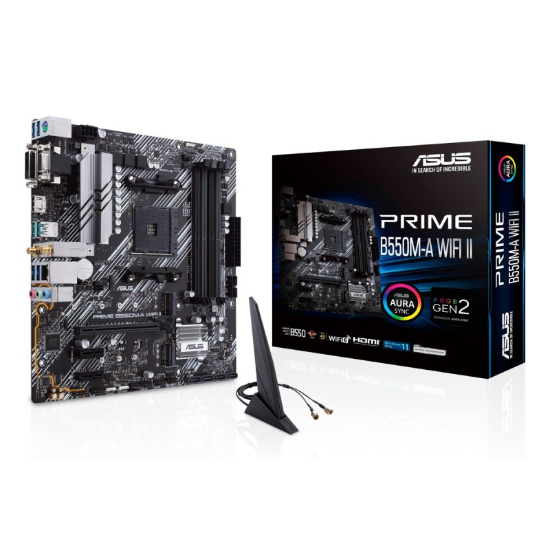 CM ASUS B550M-A WIFI II (sAM4) 4DDR4 PCIE DVI-D/HDMI/VGA mATX