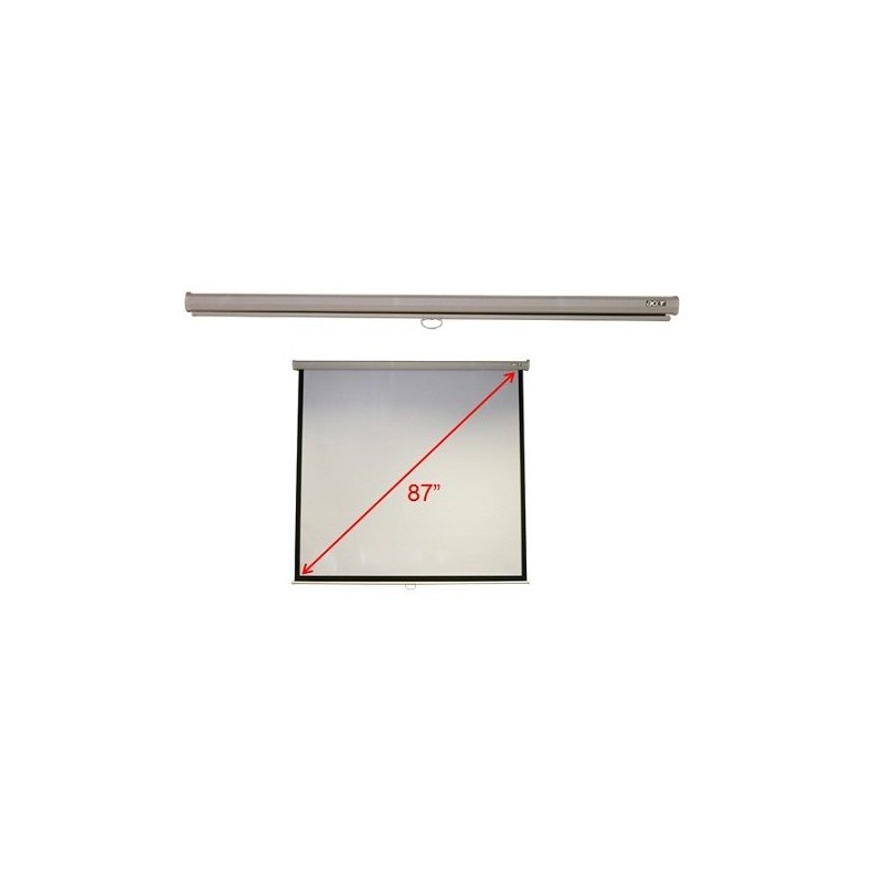 ECRAN VIDEOPROJECTEUR ACER M87-S01MW 70 (1:1) 178x181cm