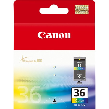 Encre CANON CLI-36 Couleur (PIXMA iP100/mini260) 12ml FR