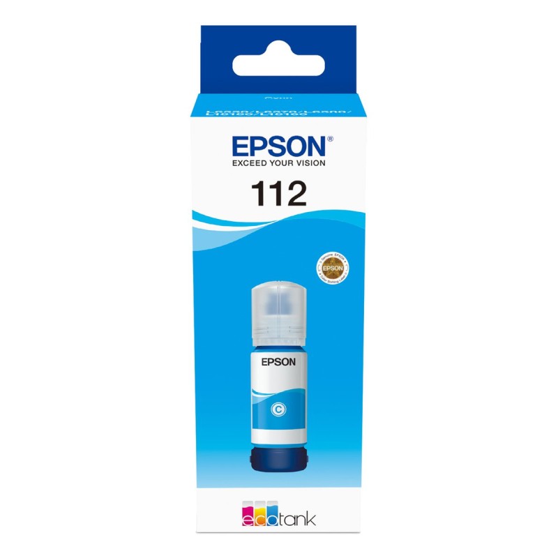 Cartouche 112 EcoTank Pigment Cyan ink bottle ECOTANK L15150
