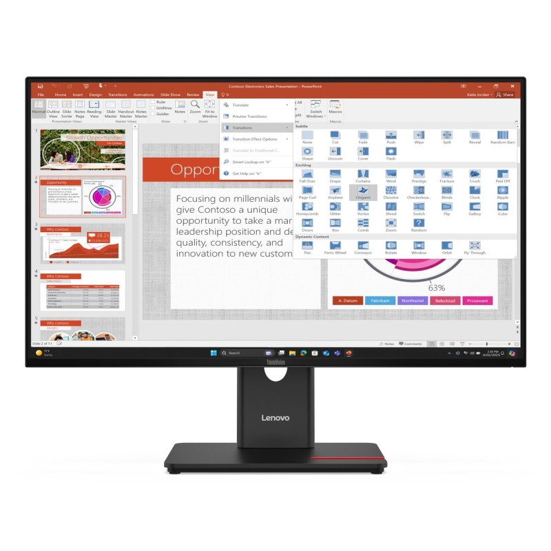ThinkVision T27i-40 FHD HDMI VGA DP 3y