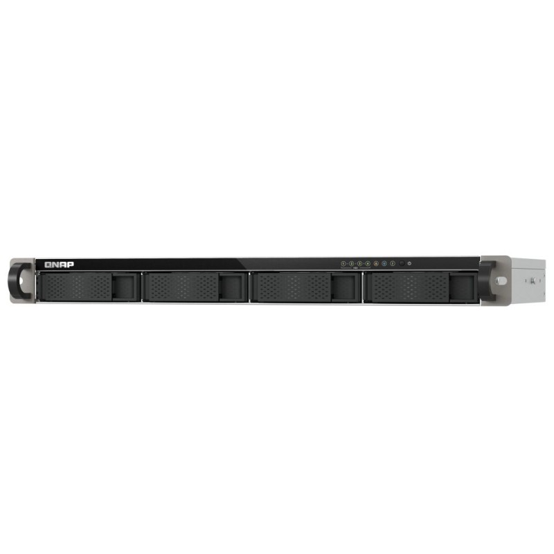 NAS QNAP TS-433-EU 1U Quad 2,0GHz 4Go 4xSATA3 2,5 GbE rackable