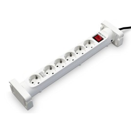 SALICRU SAFE 6S * MULTIPRISE PARAFOUDRE 6 PRISES 10A 230J * Blanc