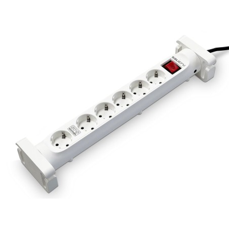 SALICRU SAFE 6S * MULTIPRISE PARAFOUDRE 6 PRISES 10A 230J * Blanc
