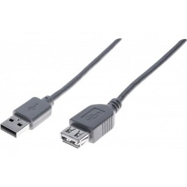 Rallonge USB2.0 Type-A/A Grise 1m * 532412