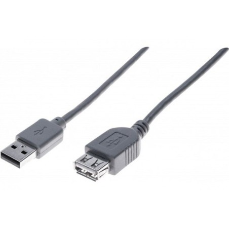 Rallonge USB2.0 Type-A/A Grise 1m * 532412