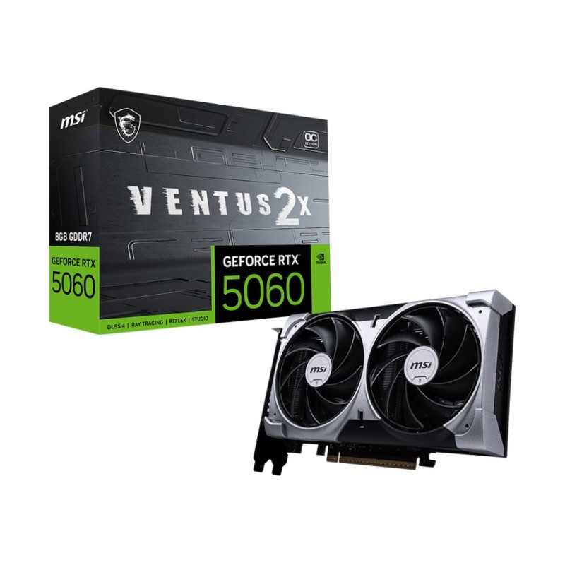 Carte graphique MSI GEFORCE RTX5060 8G VENTUS 2X OC