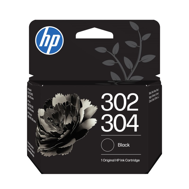 HP 302/304 Tri-color/Black Ink Crtg 2-Pk