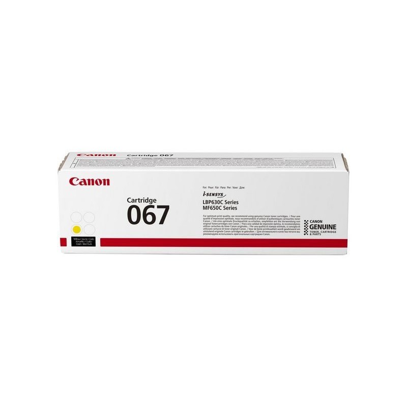TONER CANON 067 YELLOW