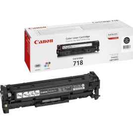 TONER CANON 718 BK (Noir) 3500p. pour LBP7200/MF8330/8350/8340CDN