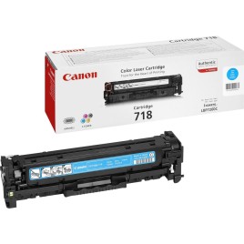 TONER CANON 718 CYAN 2800p. pour LBP7200/MF8330/8350/8340CDN