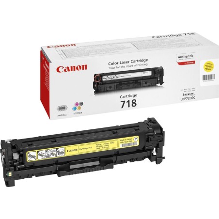 TONER CANON 718 YELLOW 2800p. pour LBP7200/MF8330/8350/8340CDN