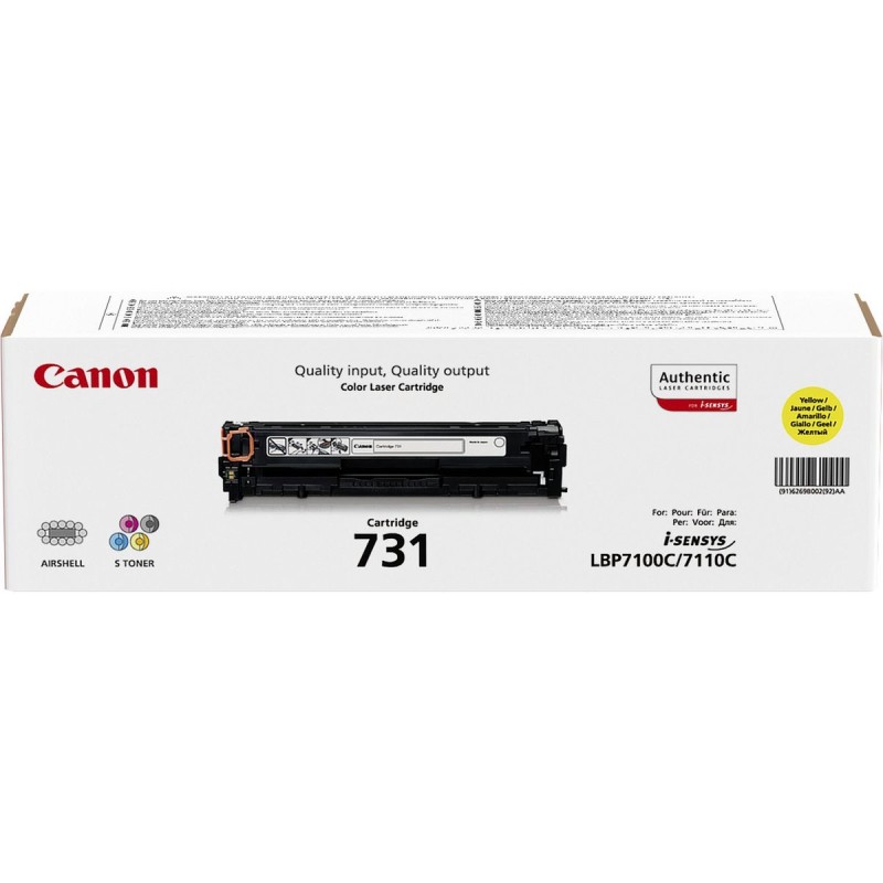 TONER CANON 731 YELLOW pour LBP7100/7110/8230/8280