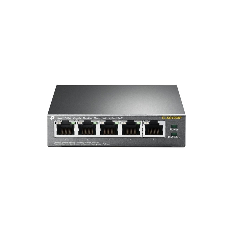 TP-LINK TL-SG1005P * SWITCH 5 ports GbLAN dont 4xPoE (65W)