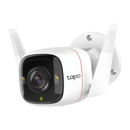 Caméra réseau 4 Mégapixels Extérieur 2K - Nocturne- 30 m NO BATTERIE 30 m Couleur vision nocturne -15 fps - Alexa, Googl