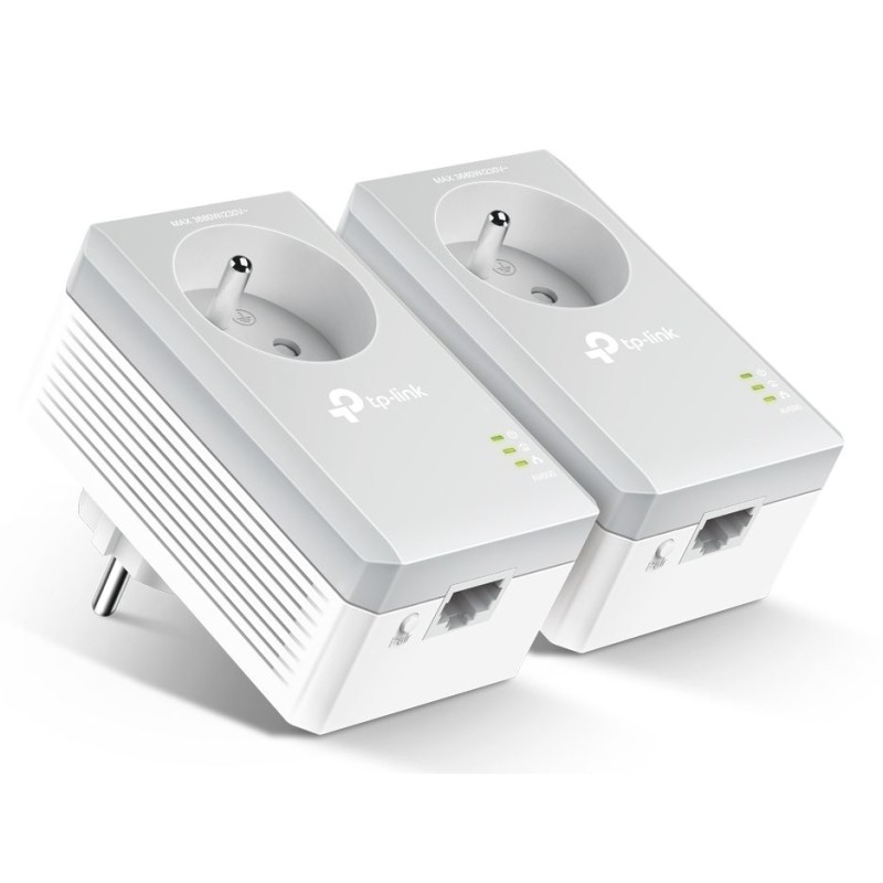 Kit de 2 CPL AV 600 Mbps avec prise intégrée