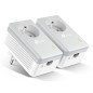 Kit de 2 CPL AV 600 Mbps avec prise intégrée