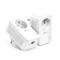 ! Pack 2 adaptateurs CPL 1000 Mbits avec prise - 1 x Réseau (RJ-45)