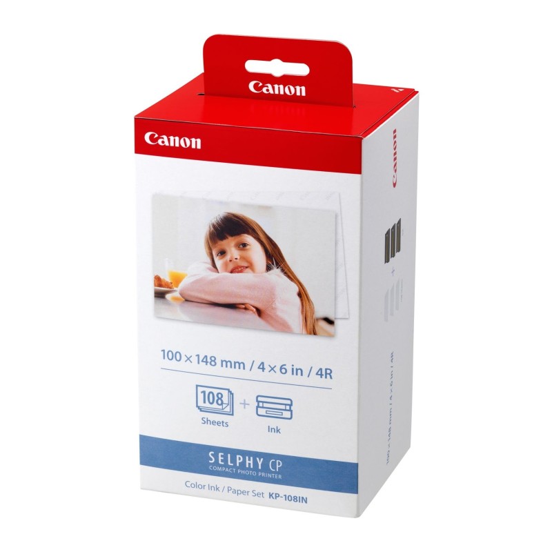 KIT D'IMPRESSION pour CANON Selphy * KP-108IN (108 photos)