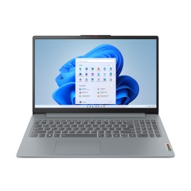LENOVO IP Slim 3 15IAN8 15,6 FHD N100 8/128Go WiFi6 +M365 W11 • Gris