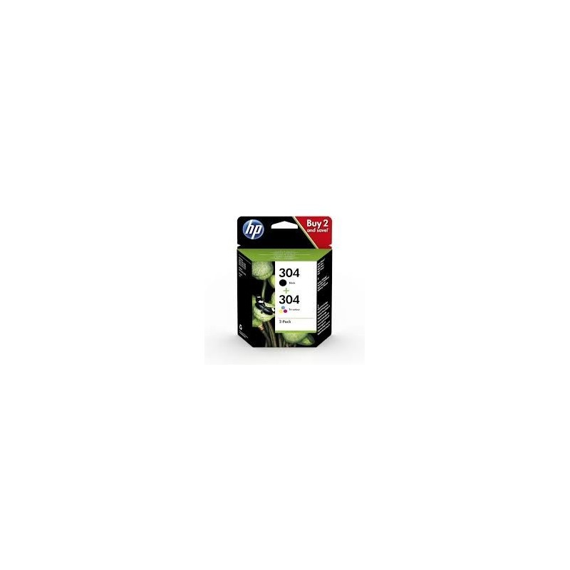 HP 304 - Pack 2 cart - Noir et couleur (mc24)