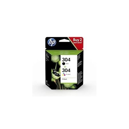 HP 304 - Pack 2 cart - Noir et couleur (mc24)