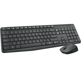 & PACK CLAVIER SOURIS LOGITECH MK235 SS FIL