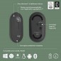 & Logitech Pebble Mouse 2 M350s optique-sans fils-graphite Bluetooth 5.2 LE