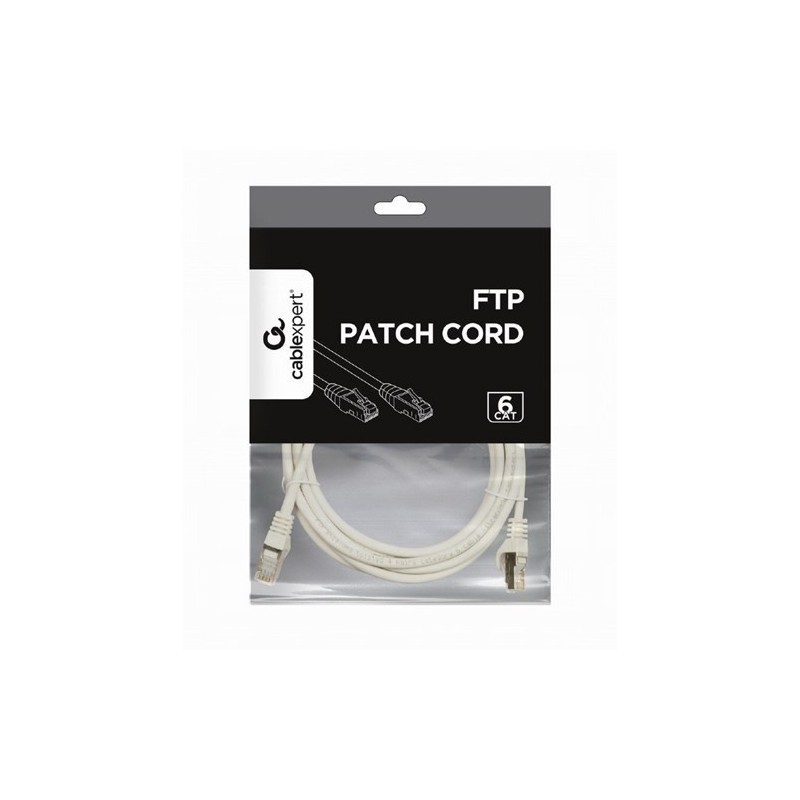 Cordon RJ45 Cat. 6E FTP Gris 3 m