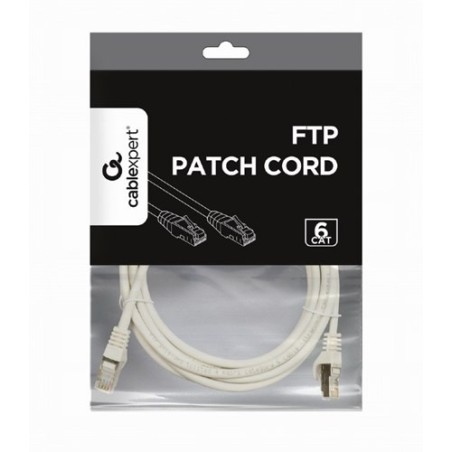 Cordon RJ45 Cat. 6E FTP Gris 3 m
