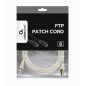 Cordon RJ45 Cat. 6E FTP Gris 3 m