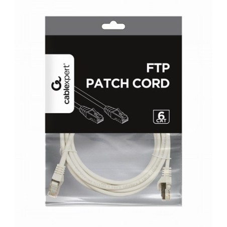 Cordon RJ45 Cat. 6E FTP Gris 5 m