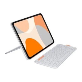 LOGITECH Flip Folio - Clavier + Etui - AZERTY - Français GRIS