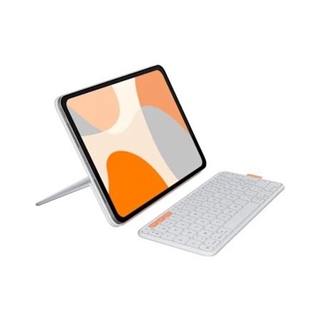 LOGITECH Flip Folio - Clavier + Etui - AZERTY - Français GRIS