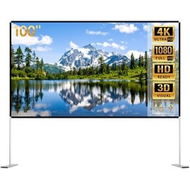 ECRAN DE PROJECTION PORTABLE 100''