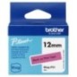 BROTHER 12MM BTAGP31 NOIR SUR ROSE