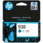 HP 938 Cartouche Encre Authentique Cyan - 800 pages