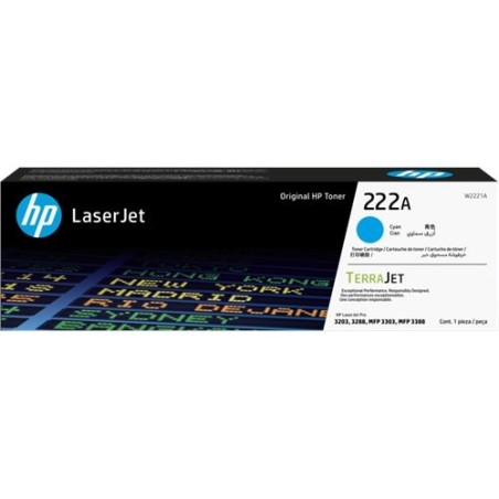 TONER HP 222A Cyan 1200 pages
