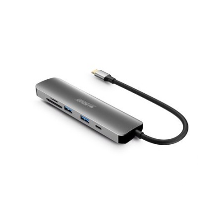 URBAN FACTORY station d'accueil 6en1 USB-C / 2 USB-A / 1HDMI / 2 Card
