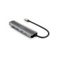 URBAN FACTORY station d'accueil 6en1 USB-C / 2 USB-A / 1HDMI / 2 Card