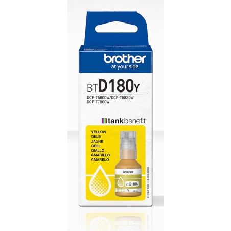 Bouteille d'encre Brother BTD180C - Yellow/COMMANDE
