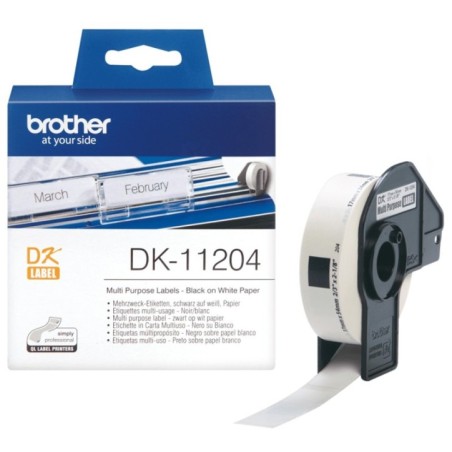 ETIQUETTES Brother dk-11204 papier thermique