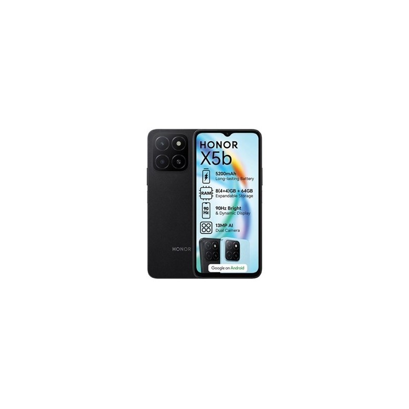 HONOR X5B NOIR 4+4/64 Go dont 12€ TCP