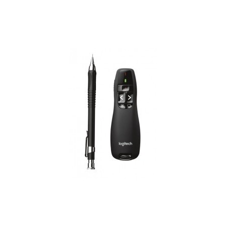LOGITECH R400 Pointeur Laser s/fil (Rouge 15m) +étui * 910-001356