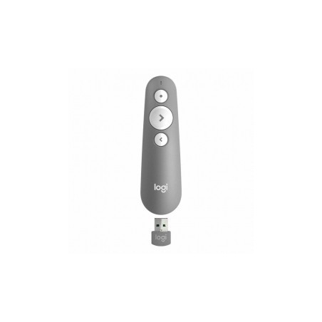 LOGITECH R500s Pointeur Laser Dual (USB+BTO) s/fil 20m PC/Mac * Gris