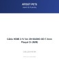 Câble HDMI 2.1V 3m 28+30AWG OD:7.3mm Plaqué Or (M/M)