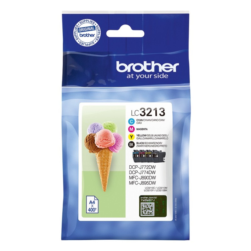 Brother LC3213VAL pack 4 Cartouches NCMY